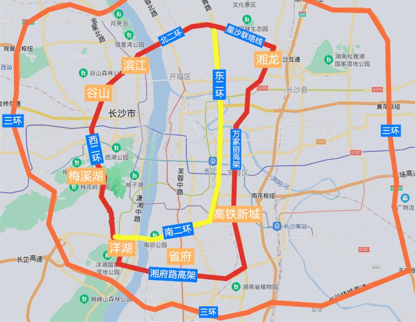 长沙北横线最新线路图，揭秘城市新脉络