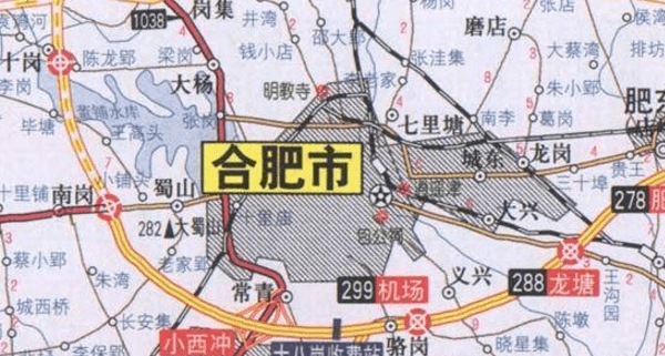 合肥市交通地图最新解析